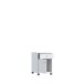 Rollcontainer >TEMPRA2< in Weiss  - 38,6x54,2x42cm (BxHxT)