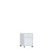 Rollcontainer >TEMPRA2< in Weiss  - 38,6x54,2x42cm (BxHxT)