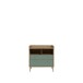 Wickelkommode >Whenua< in Mauvella Eiche/ Salbei  - 89,8x94,4x77cm (BxHxT)