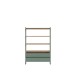 Regal >Whenua < in Mauvella Eiche/ Salbei - 104,2x153,6x41,5cm (BxHxT)