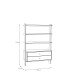 Regal >Whenua < in Mauvella Eiche/ Salbei - 104,2x153,6x41,5cm (BxHxT)