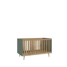 Babybett >Whenua < in Salbei/ Mauvella Eiche   - 76,5x86x144,4cm (BxHxT)