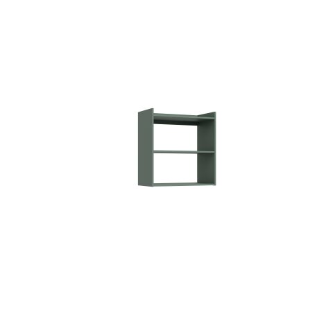 Wandregal >WHENUA< in Salbei - 64x67,9x33,3cm (BxHxT)