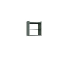 Wandregal >WHENUA< in Salbei - 64x67,9x33,3cm (BxHxT)
