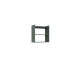 Wandregal >WHENUA< in Salbei - 64x67,9x33,3cm (BxHxT)