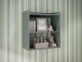 Wandregal >WHENUA< in Salbei - 64x67,9x33,3cm (BxHxT)