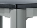 Gartentisch >Loft Vivodur< in Schiefer anthrazit, Graphit - 95x74x95 (BxHxT)