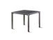 Gartentisch >Loft Vivodur< in Schiefer anthrazit, Eisengrau - 95x74x95 (BxHxT)