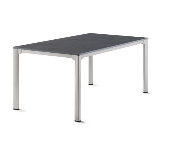 Gartentisch >Loft Vivodur< in Schiefer anthrazit, Graphit - 165x74x95 (BxHxT)