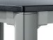 Gartentisch >Loft Vivodur< in Schiefer anthrazit, Graphit - 165x74x95 (BxHxT)