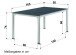 Gartentisch >Loft Vivodur< in Schiefer anthrazit, Eisengrau - 165x74x95 (BxHxT)