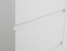Schiebetürenschrank >Winn 2< in Weiss  - 200,1x200,5x61,2cm (BxHxT)