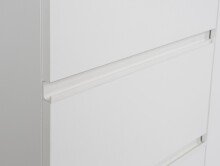 Schiebetürenschrank >Winn 2< in Weiss  - 200,1x200,5x61,2cm (BxHxT)