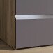 Schiebetürenschrnak >Winn 2< in Flagstaff Eiche / Grau - 200,1x200,5x61,2cm B/H/T