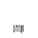 Nachtkommode >HIGH ROCK< in Secret grey - 54,8x48,7x40,2cm (BxHxT)