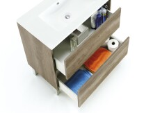 Badezimmer-Set >DAKOTA< in Nordik - 80x80x45 (BxHxT)