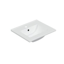 Badezimmer-Set >KONCEPT< in weiß glänzend - 50x80x40 (BxHxT)