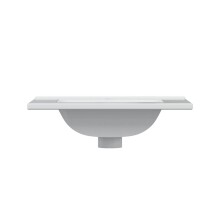 Badezimmer-Set >KONCEPT< in weiß glänzend - 50x80x40 (BxHxT)