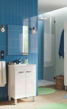 Badezimmer-Set >KONCEPT< in weiß...