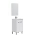 Badezimmer-Set >KONCEPT< in weiß glänzend - 50x80x40 (BxHxT)