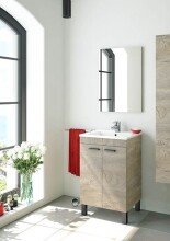 Badezimmer-Set >KONCEPT< in Alaska-Eiche - 50x80x40 (BxHxT)