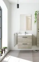 Badezimmer-Set >ARUBA< in Alaska-Eiche - 60x57x45...