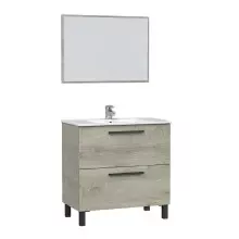 Badezimmer-Set >ATHENA< in Alaska-Eiche - 80x80x45 (BxHxT)
