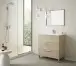 Badezimmer-Set >ATHENA< in Eiche - 80x86x45 (BxHxT)