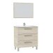 Badezimmer-Set >ATHENA< in Eiche - 80x86x45 (BxHxT)