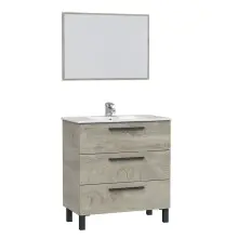 Badezimmer-Set >ATHENA< in Alaska-Eiche - 80x86x45 (BxHxT)