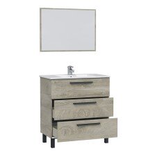 Badezimmer-Set >ATHENA< in Alaska-Eiche - 80x86x45 (BxHxT)