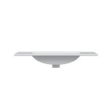 Badezimmer-Set >LC1< in weiß glänzend - 80x80x45 (BxHxT)