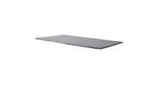 Baumkantentisch >Calabria< in Akazie grau  / anthrazit - 180x76,5x90 (BxHxT)