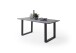 Baumkantentisch >Calabria< in Akazie grau  / anthrazit - 180x76,5x90 (BxHxT)
