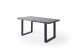 Baumkantentisch >Calabria< in Akazie grau  / anthrazit - 240x79,5x100 (BxHxT)