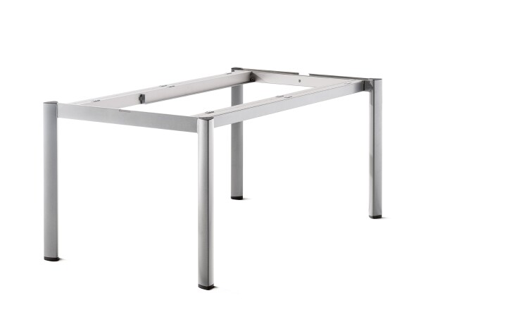 Tischgestell >Freesystem< in Graphit, Aluminium - 165x74x100cm (BxHxT)