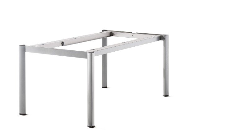 Tischgestell >Freesystem< in Graphit, Aluminium - 165x74x100cm (BxHxT)
