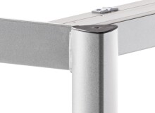 Tischgestell >Freesystem< in Graphit, Aluminium -...