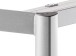 Tischgestell >Freesystem< in Graphit, Aluminium - 165x74x100cm (BxHxT)