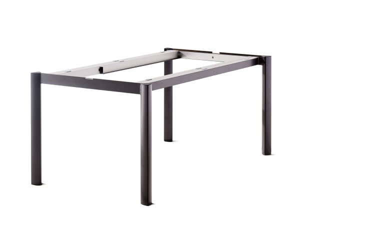 Tischgestell >Freesystem< in Eisengrau, Aluminium - 165x74x100cm (BxHxT)