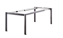 Tischgestell >Freesystem< in Eisengrau, Aluminium -...