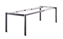 Tischgestell >Freesystem< in Eisengrau, Aluminium - 165x74x100cm (BxHxT)