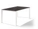 Tischplatte >Freesystem< in Beton dunkel, Polytec® - 180x1,2x100cm (BxHxT)