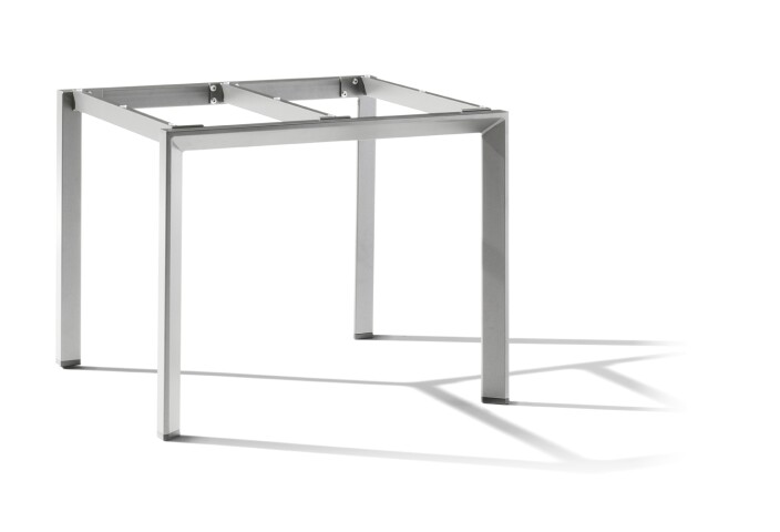 Tischgestell >Freesystem< in Graphit, Aluminium - 90x74x90cm (BxHxT)