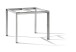 Tischgestell >Freesystem< in Graphit, Aluminium - 90x74x90cm (BxHxT)