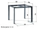 Tischgestell >Freesystem< in Eisengrau, Aluminium - 90x74x90cm (BxHxT)