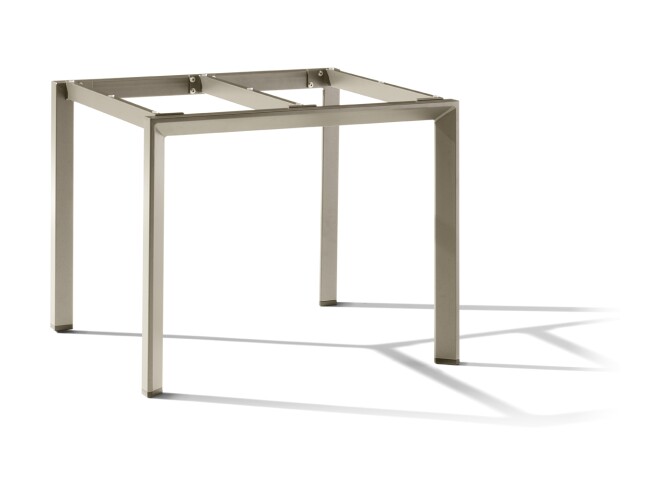Tischgestell >Freesystem< in Champagner, Aluminium - 90x74x90cm (BxHxT)