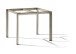 Tischgestell >Freesystem< in Champagner, Aluminium - 90x74x90cm (BxHxT)
