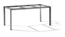Tischgestell >Freesystem< in Eisengrau, Aluminium -...
