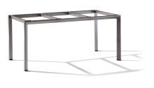 Tischgestell >Freesystem< in Eisengrau, Aluminium - 160x74x90cm (BxHxT)